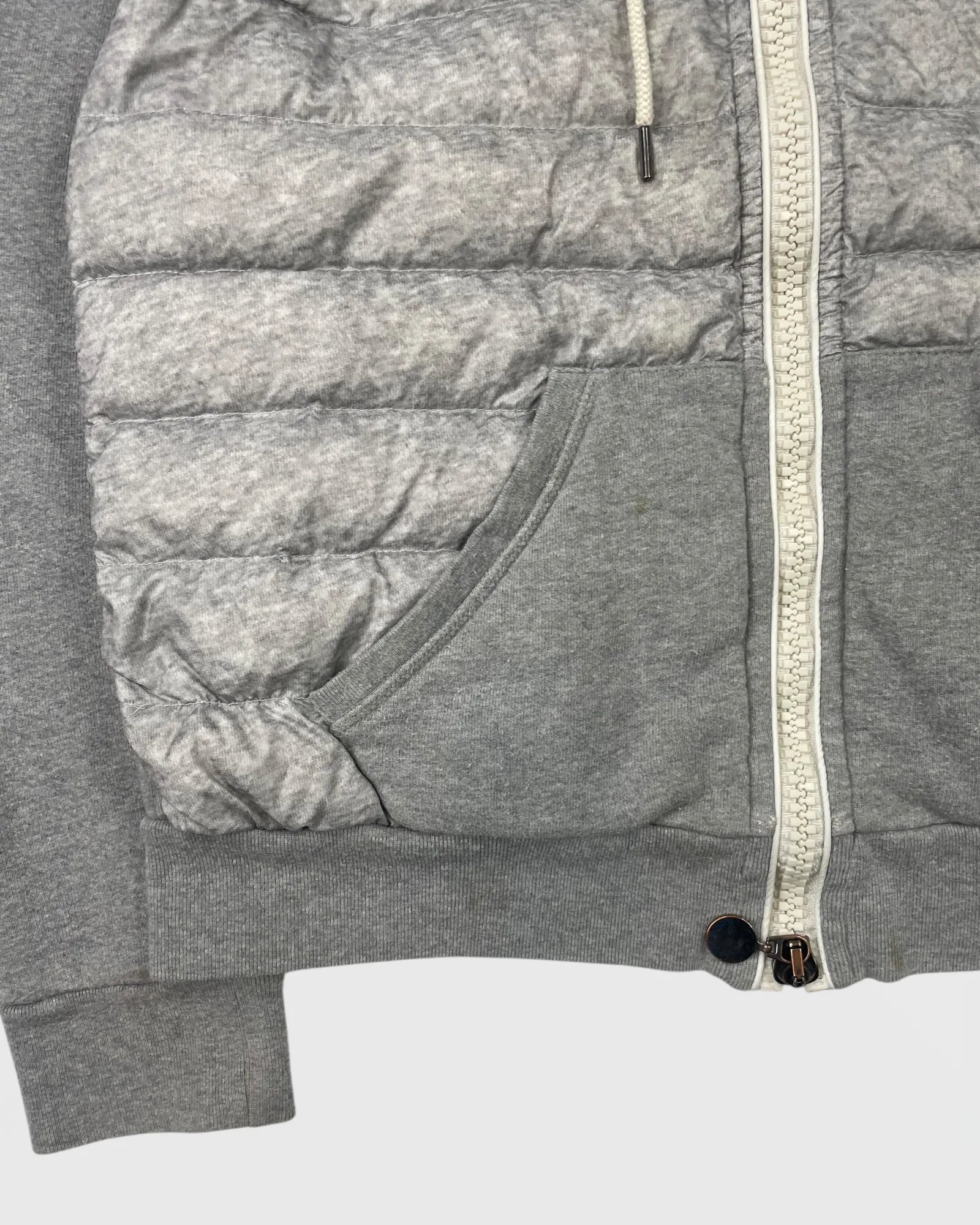 Moncler doudoune bi-matière veste