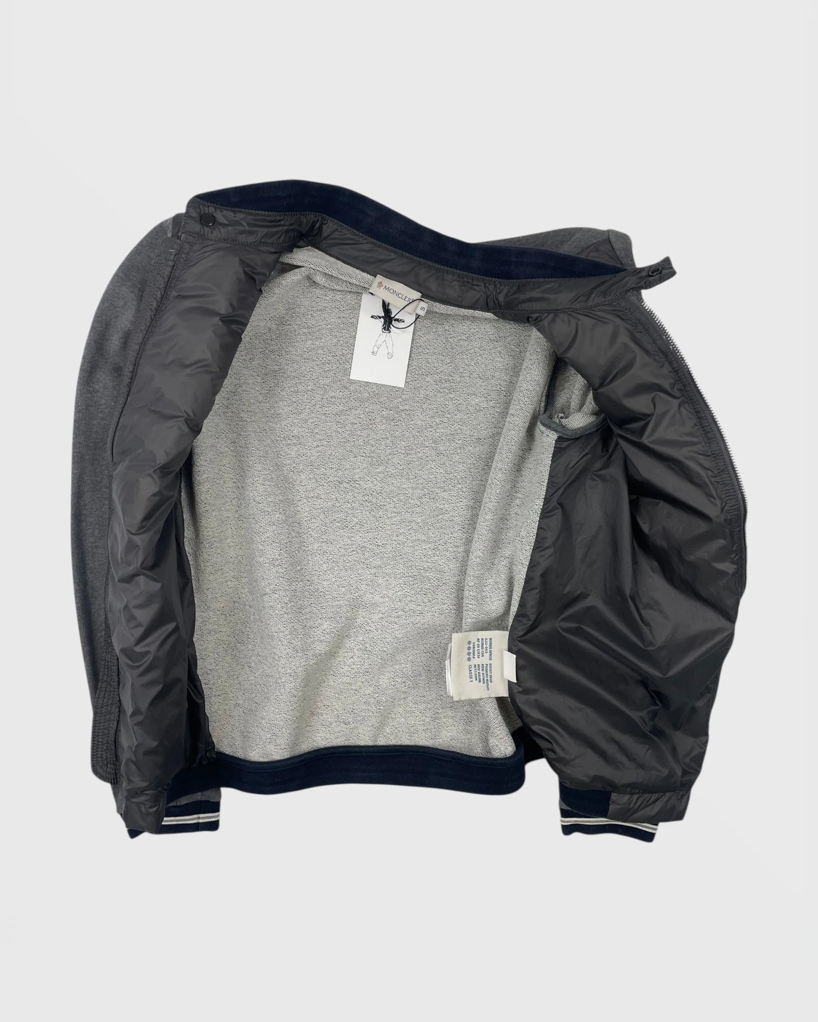 Moncler veste bi-matière