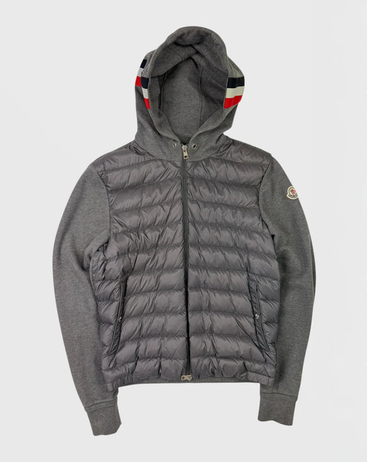 Moncler doudoune bi-matière veste