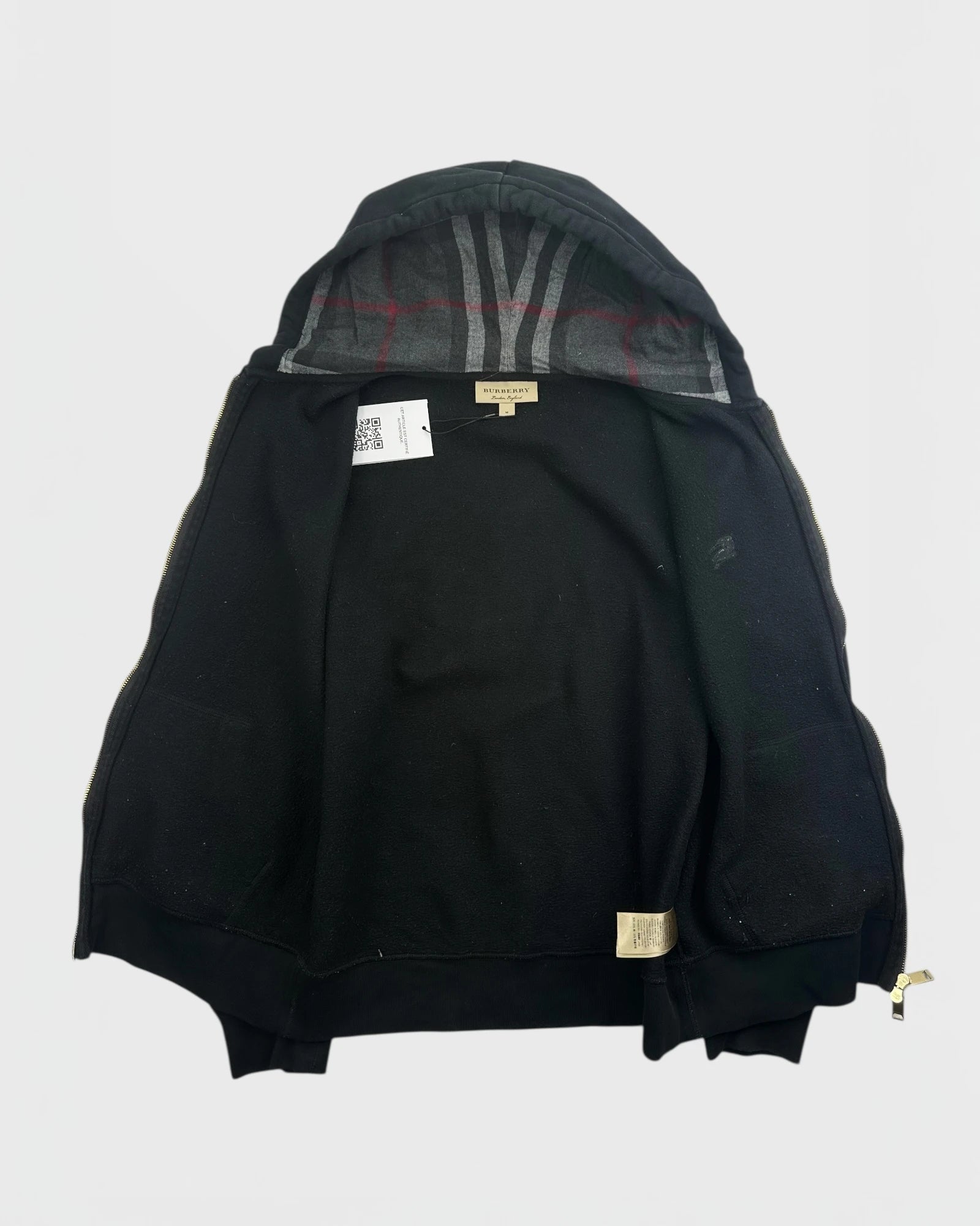 Burberry gilet à capuche