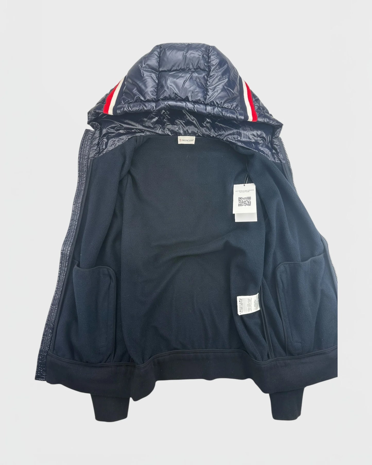 Moncler veste gilet bi-matière