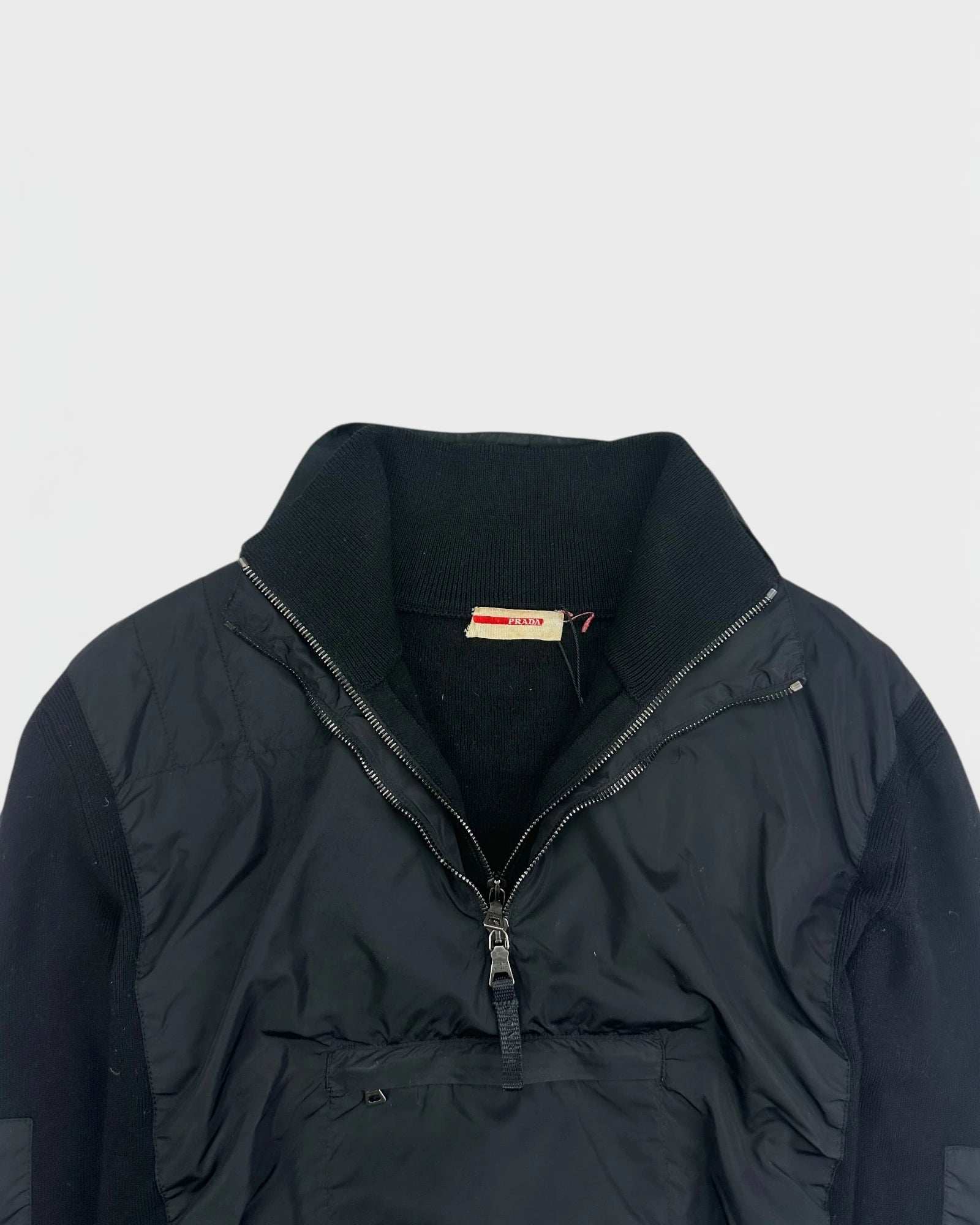 Prada pull bi-matière