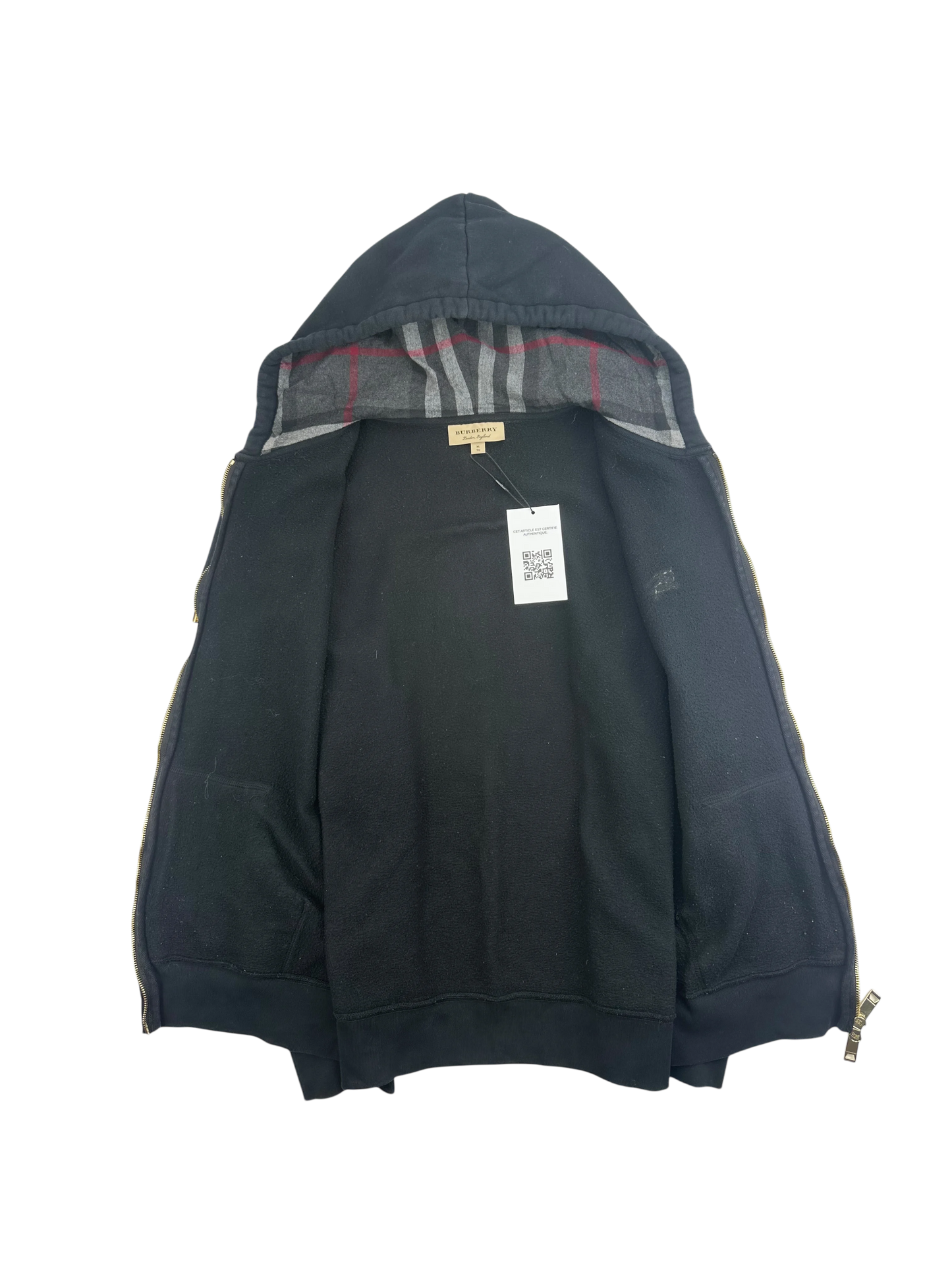 Burberry gilet à capuche