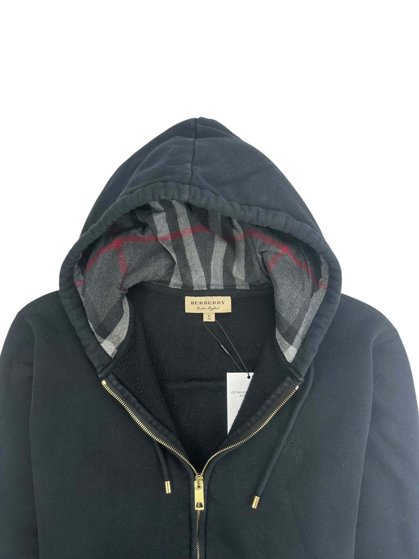 Burberry gilet à capuche