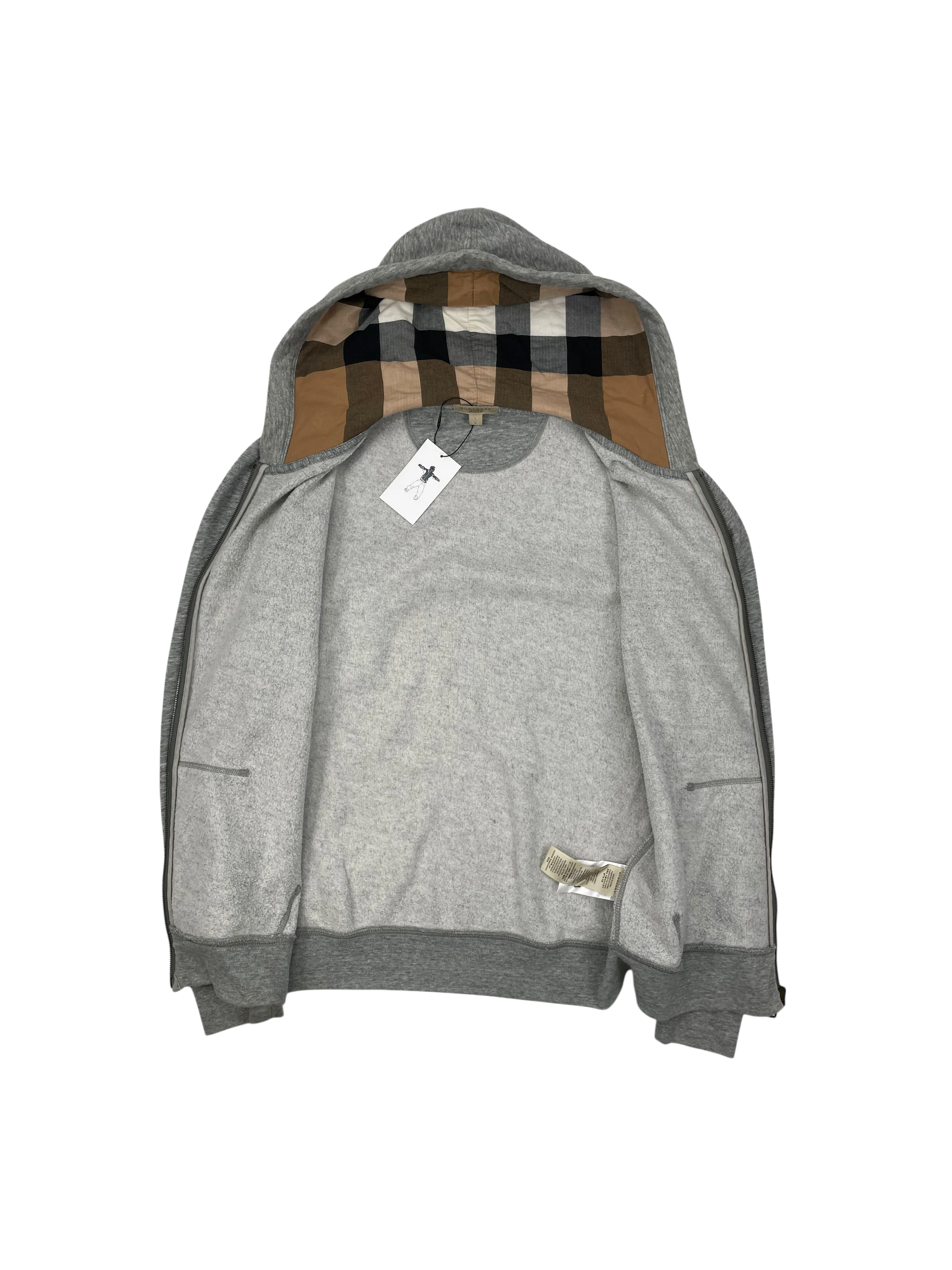 Burberry gilet à capuche