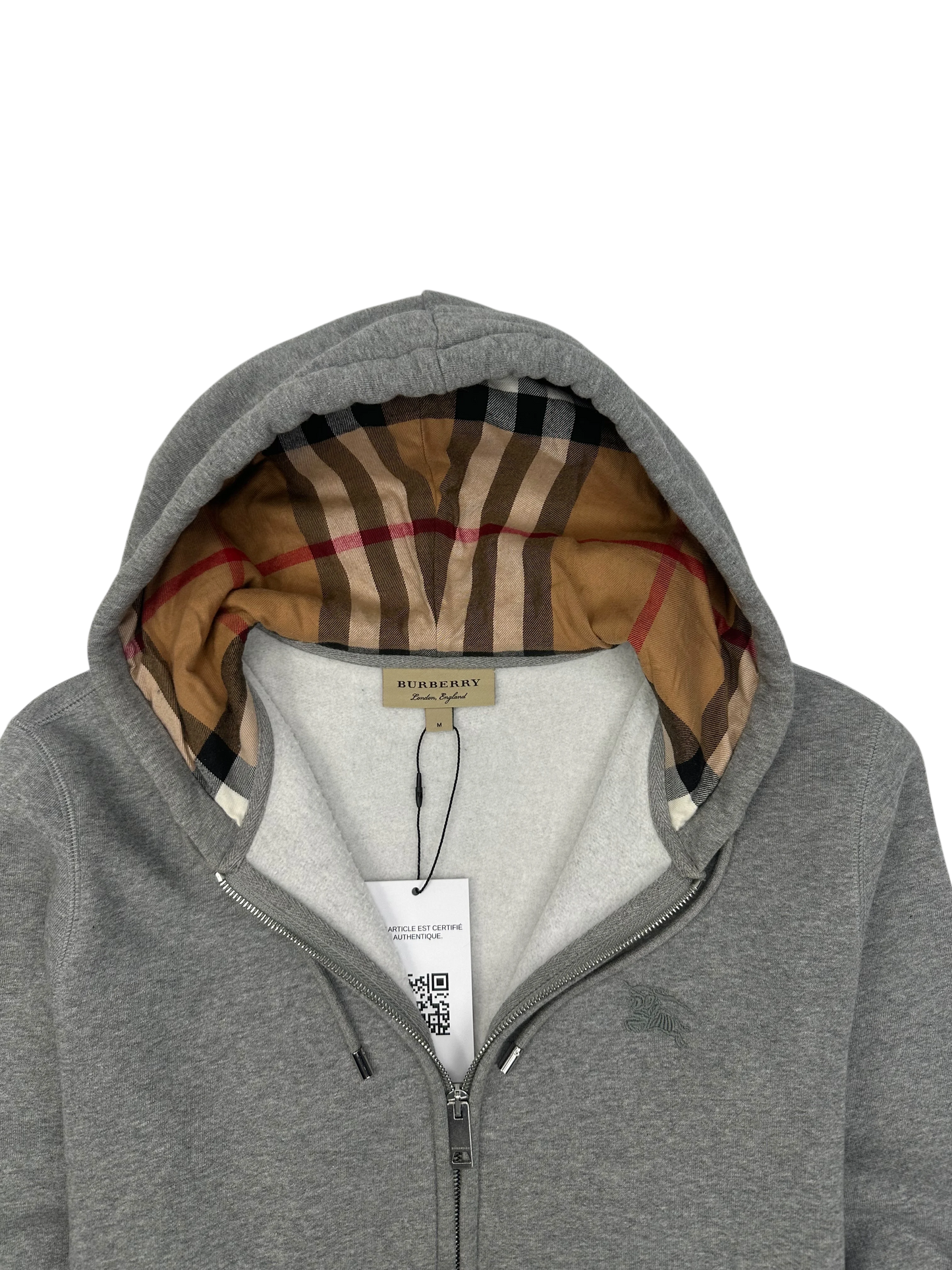 Burberry gilet à capuche