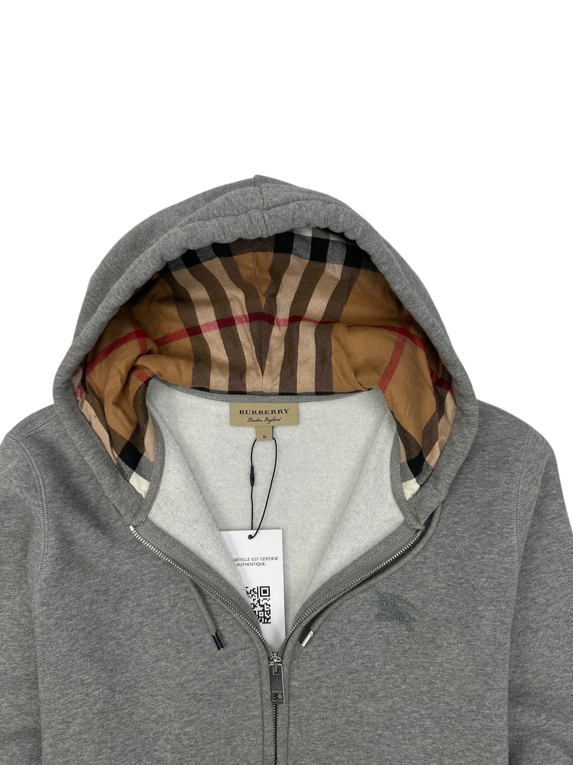 Burberry gilet à capuche