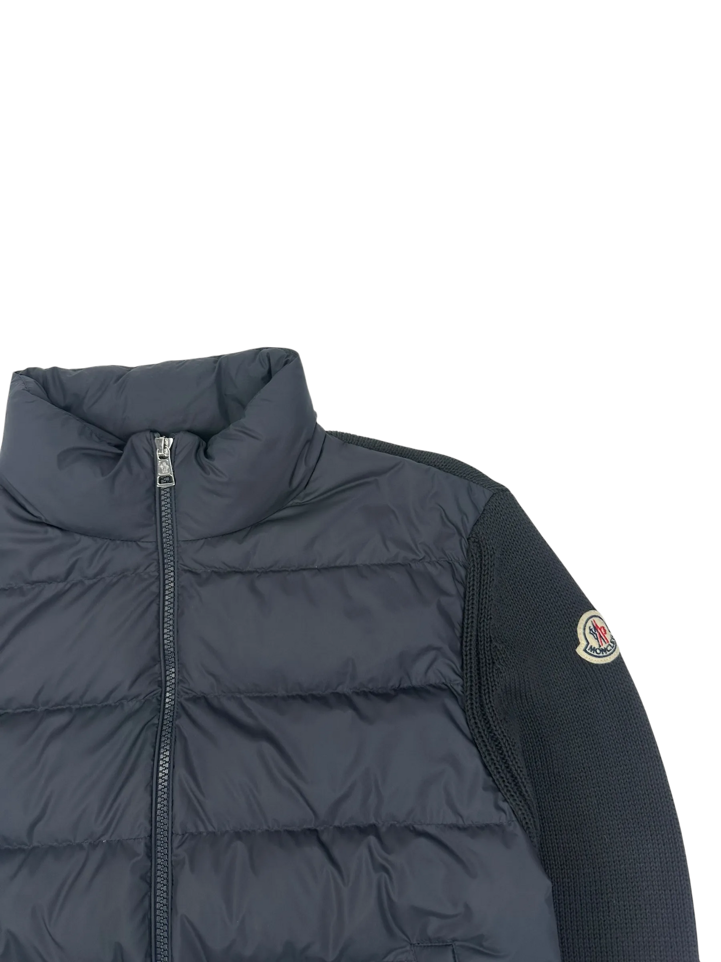 Moncler veste à capuche bi-matière