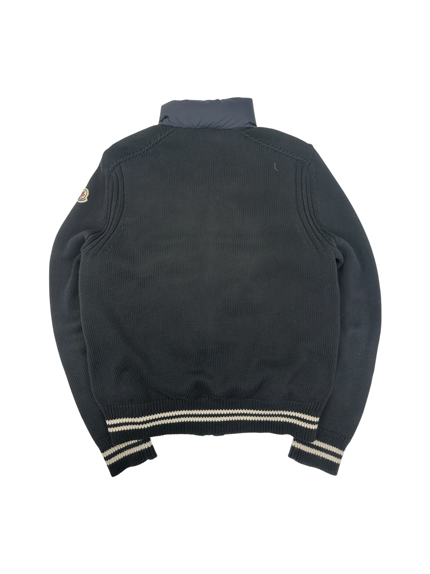 Moncler veste à capuche bi-matière