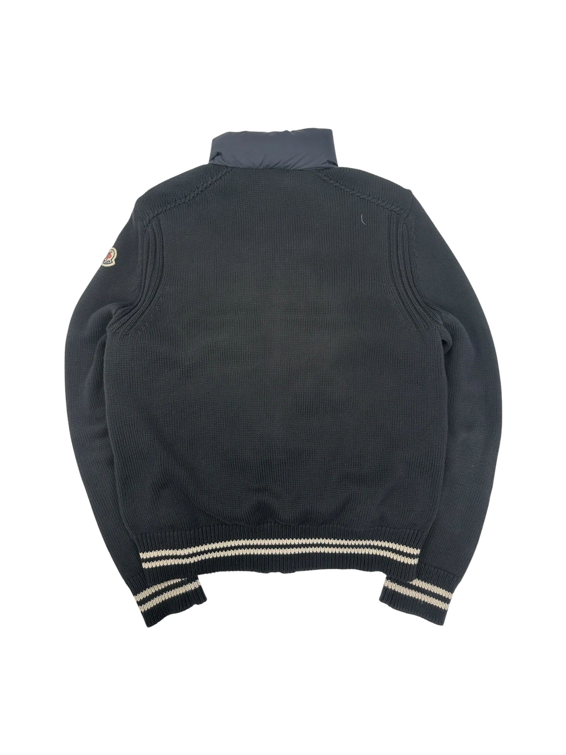 Moncler veste à capuche bi-matière