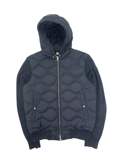 Moncler veste à capuche bi-matière