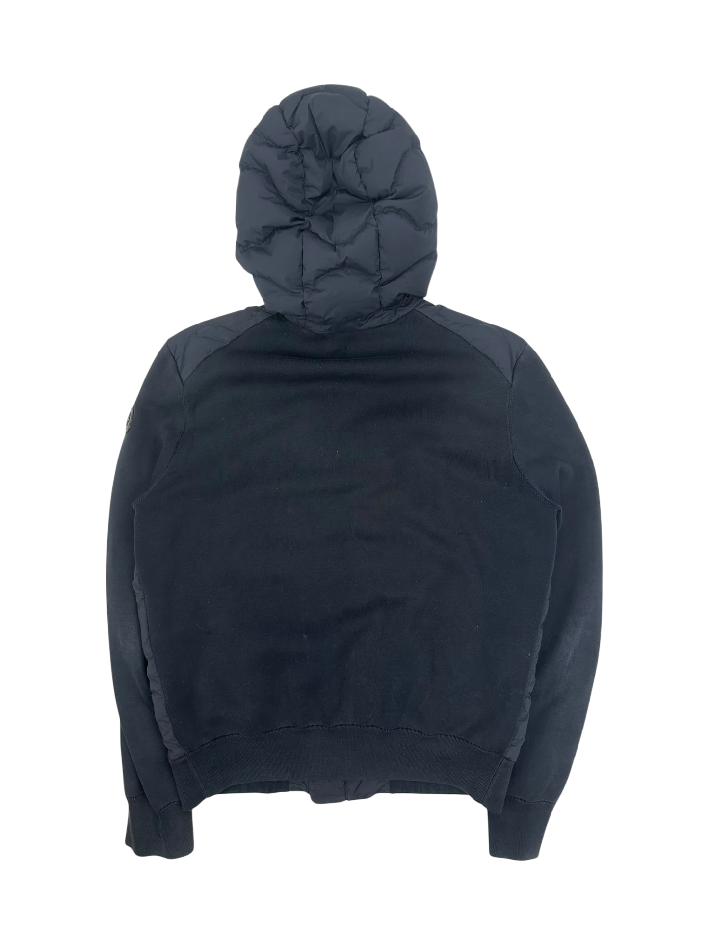 Moncler veste à capuche bi-matière