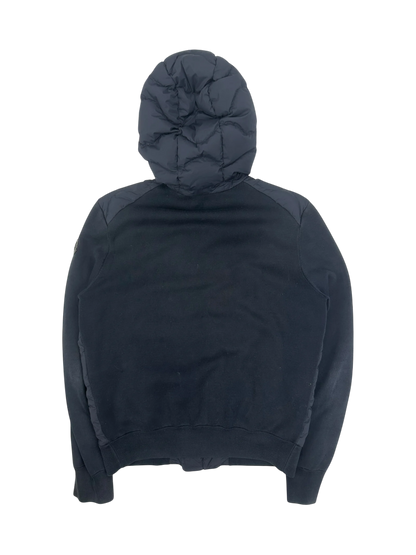 Moncler veste à capuche bi-matière