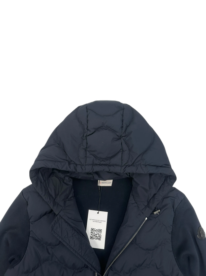 Moncler veste à capuche bi-matière