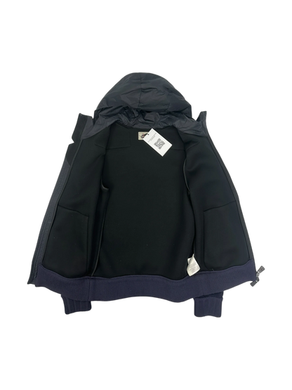 Moncler veste à capuche bi-matière