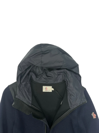 Moncler veste à capuche bi-matière