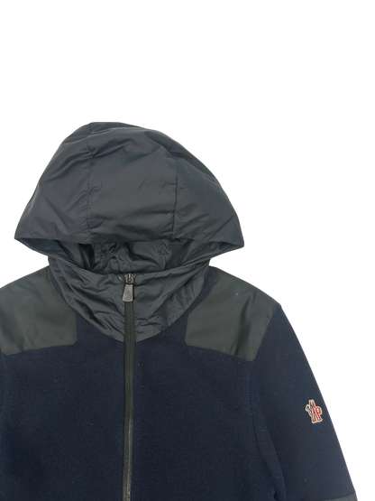Moncler veste à capuche bi-matière