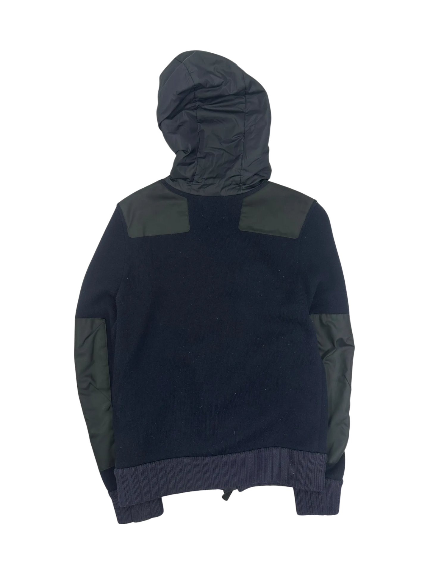 Moncler veste à capuche bi-matière