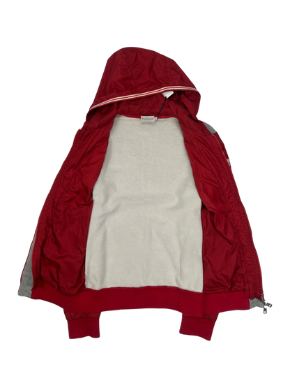 Moncler veste à capuche bi-matière