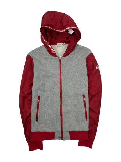 Moncler veste à capuche bi-matière