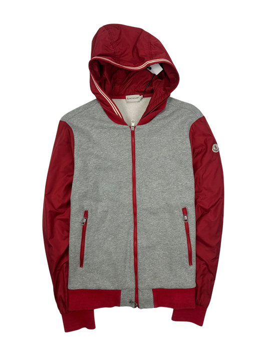 Moncler veste à capuche bi-matière