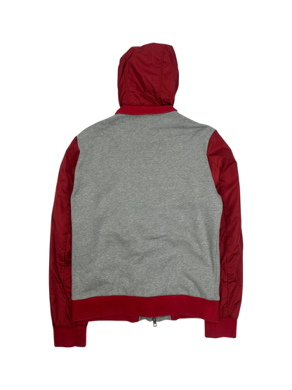 Moncler veste à capuche bi-matière