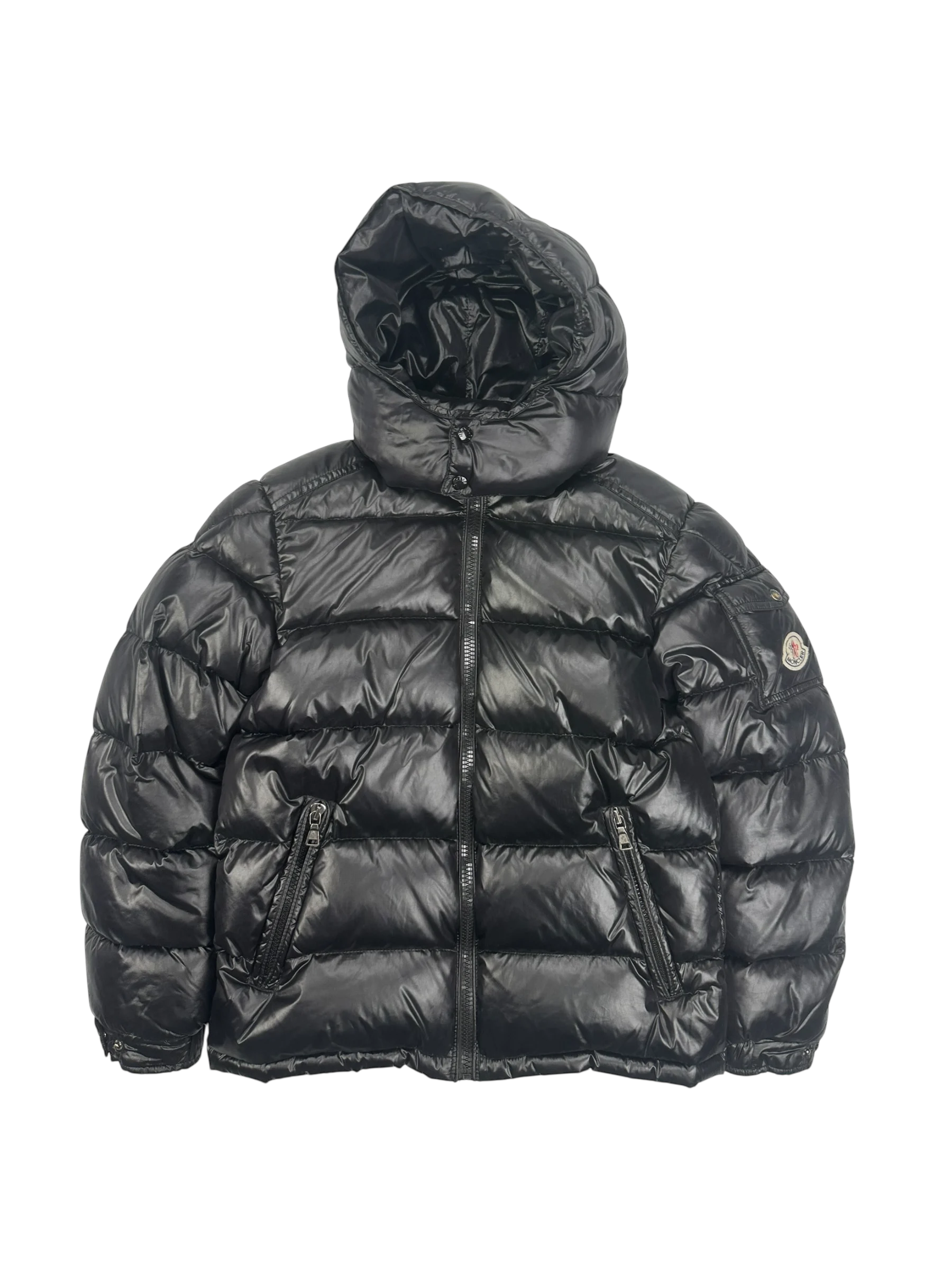 Moncler doudoune Maya noir brillante