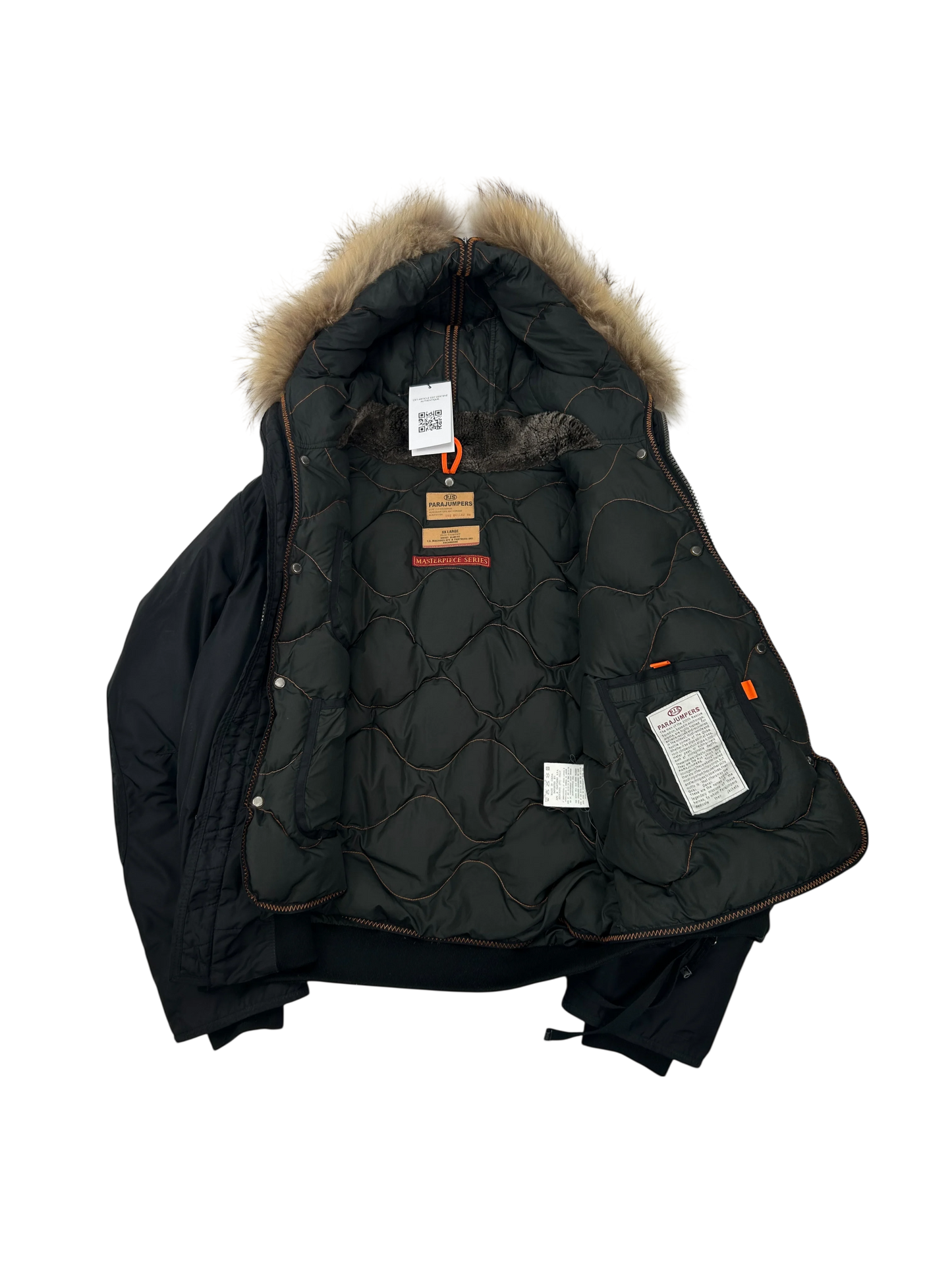 parajumpers veste doudoune à fourrure