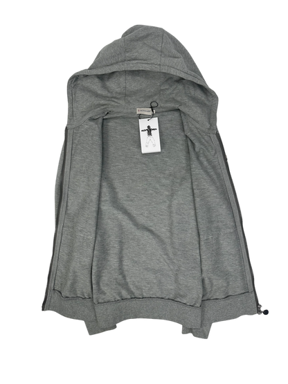 Moncler gilet à capuche gris