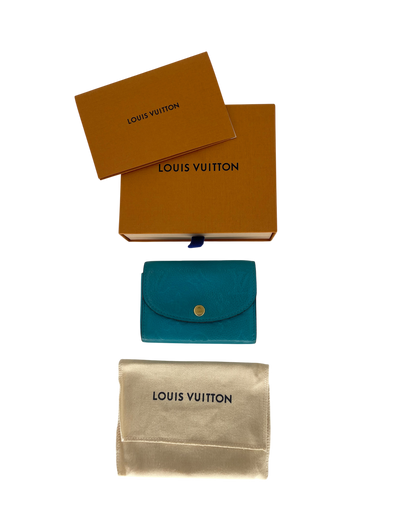 Louis Vuitton Porte-monnaie bleu