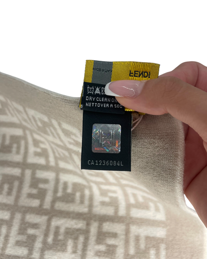Fendi écharpe en laine