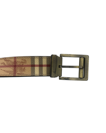 Burberry Ceinture tartan beige