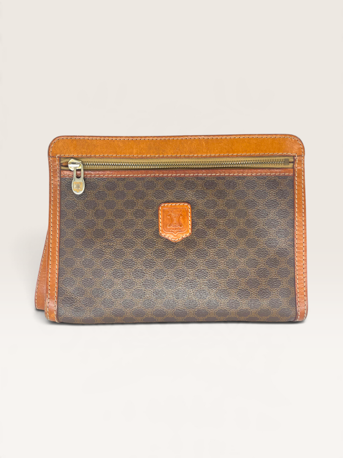 Céline pochette dragonne en cuir
