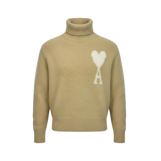 Ami Paris col roulé laine