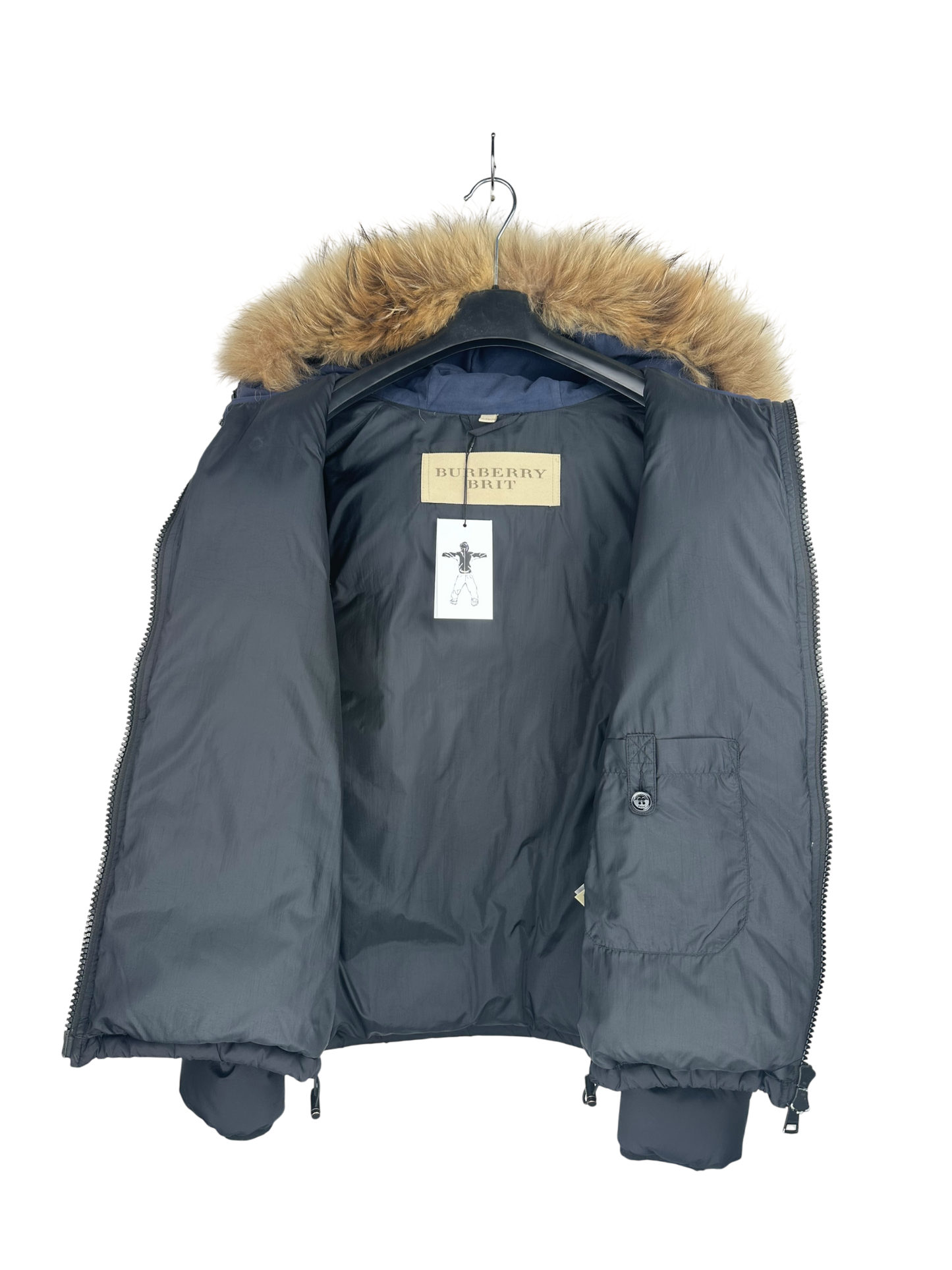 Doudoune à fourrure Burberry