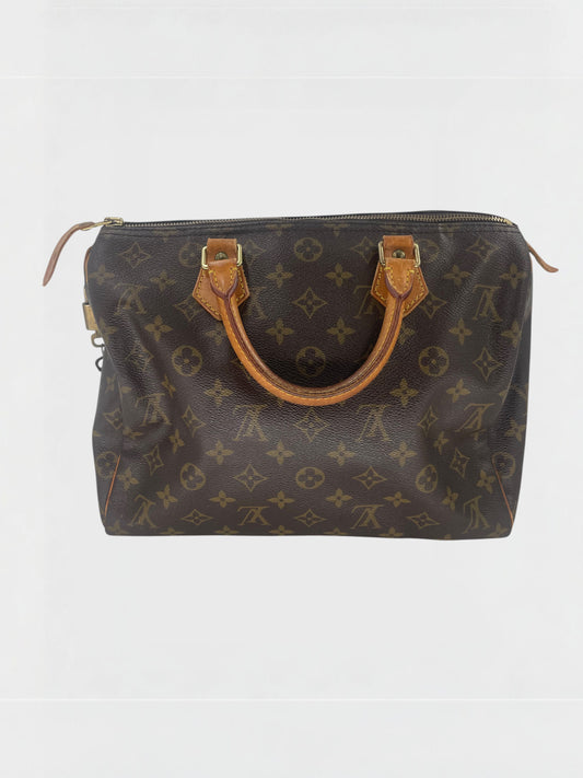 Louis Vuitton Sac à Main Speedy 30 Monogramme Marron