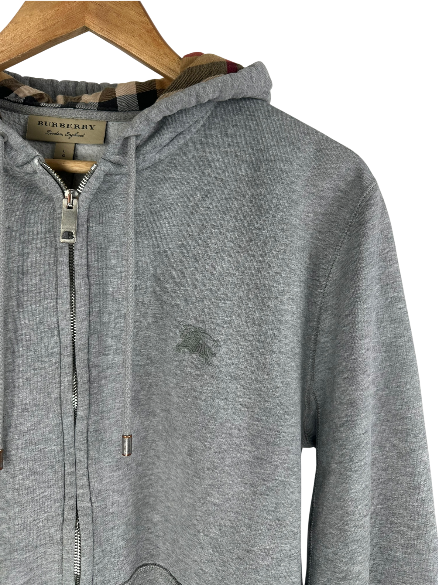Burberry gilet à capuche