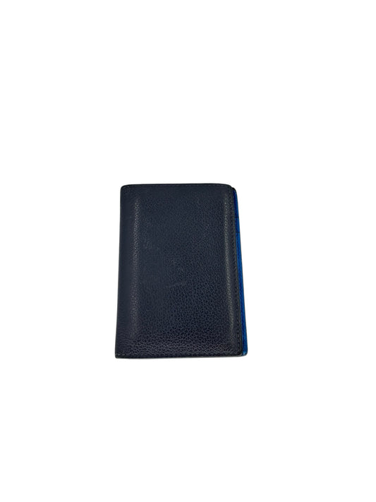 Hermès Porte-cartes en cuir marine