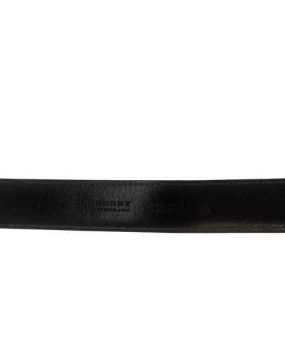 Burberry Ceinture tartan beige