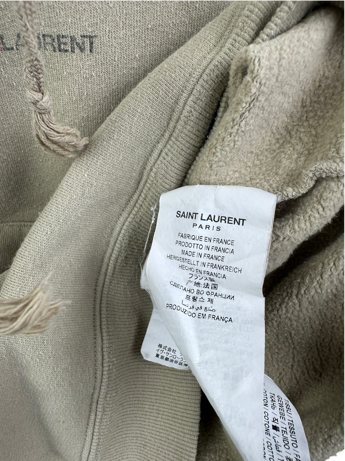 Pull à capuche Saint Laurent