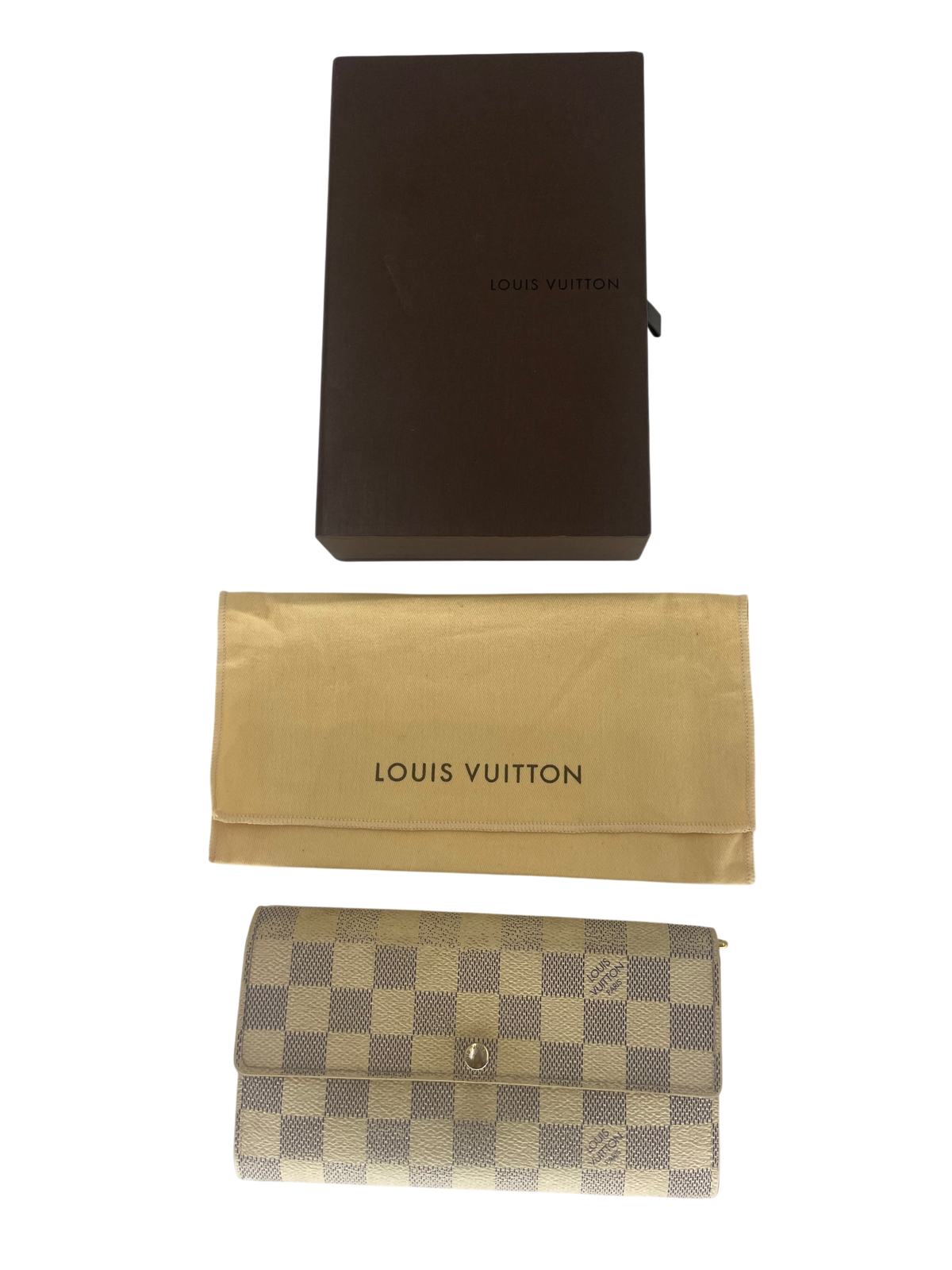 Louis Vuitton Portefeuille Sarah Damier Azur