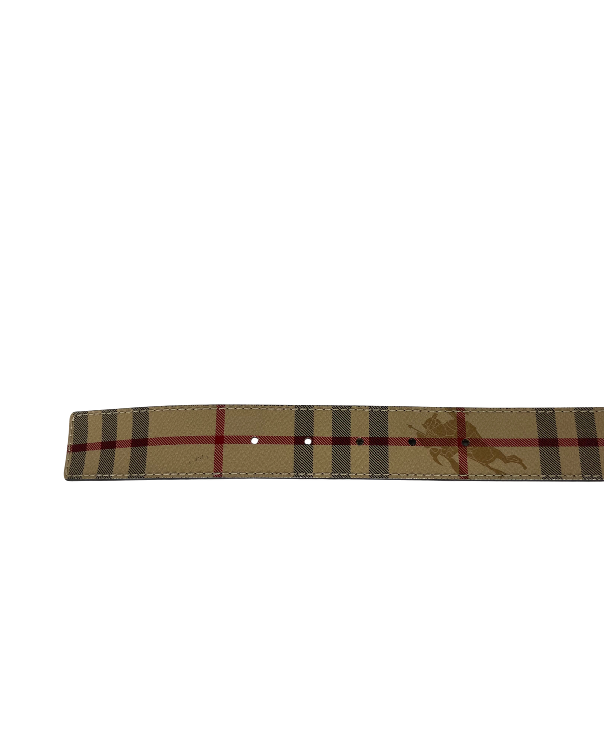 Burberry ceinture tartan beige