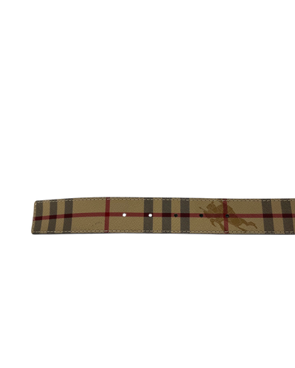 Burberry ceinture tartan beige