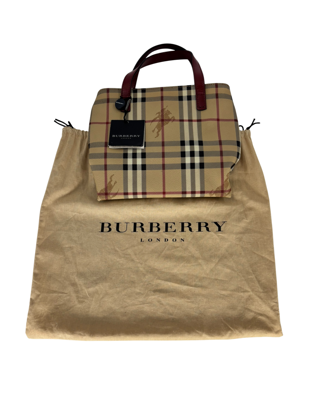 Burberry Sac à main Tartan beige