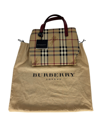 Burberry Sac à main Tartan beige
