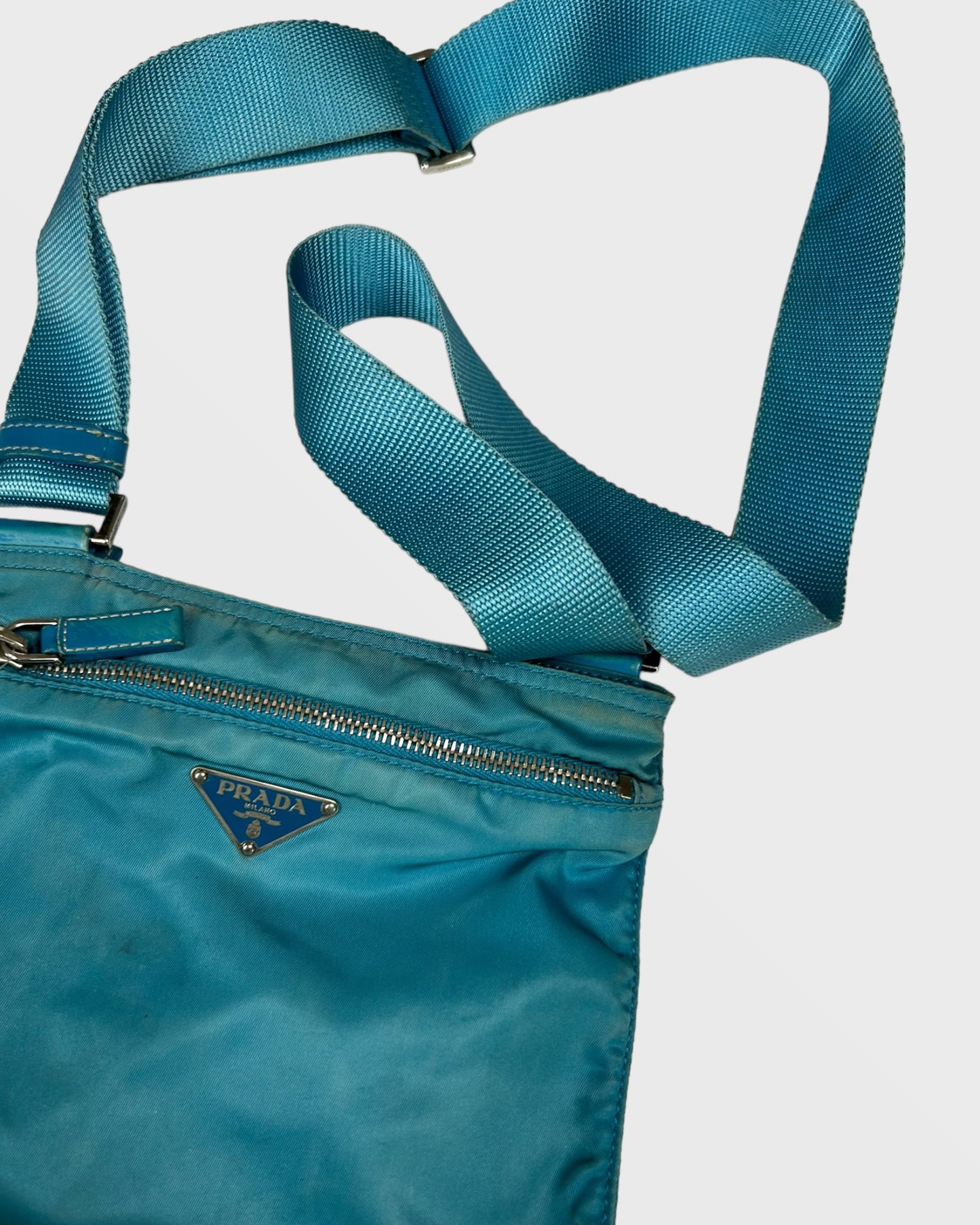 Prada baby blue sacoche