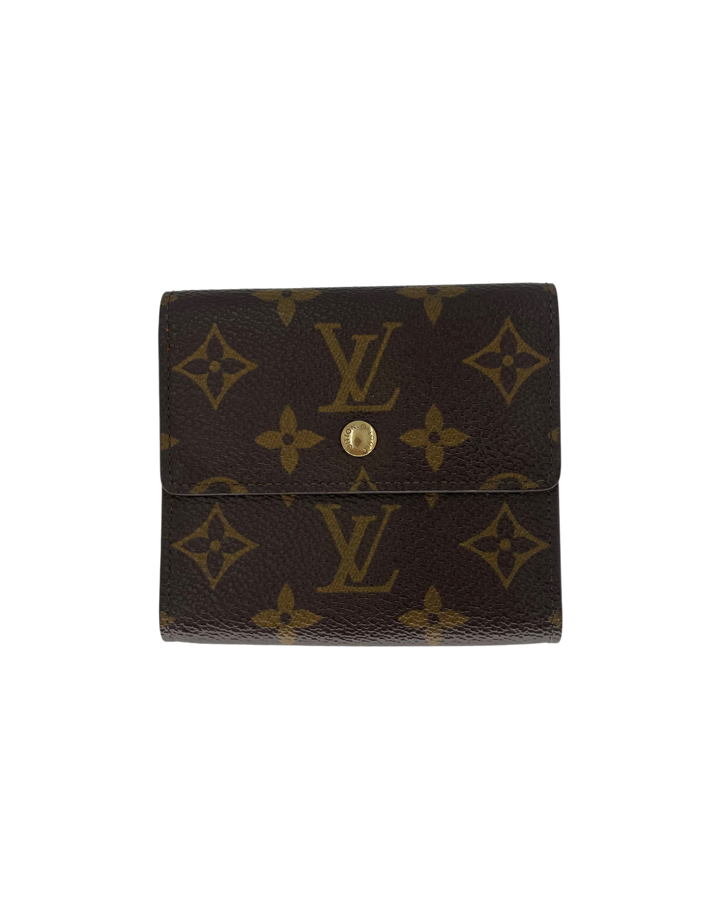 Louis Vuitton Porte-monnaie en cuir marron