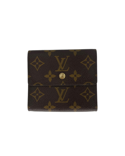 Louis Vuitton Porte-monnaie en cuir marron