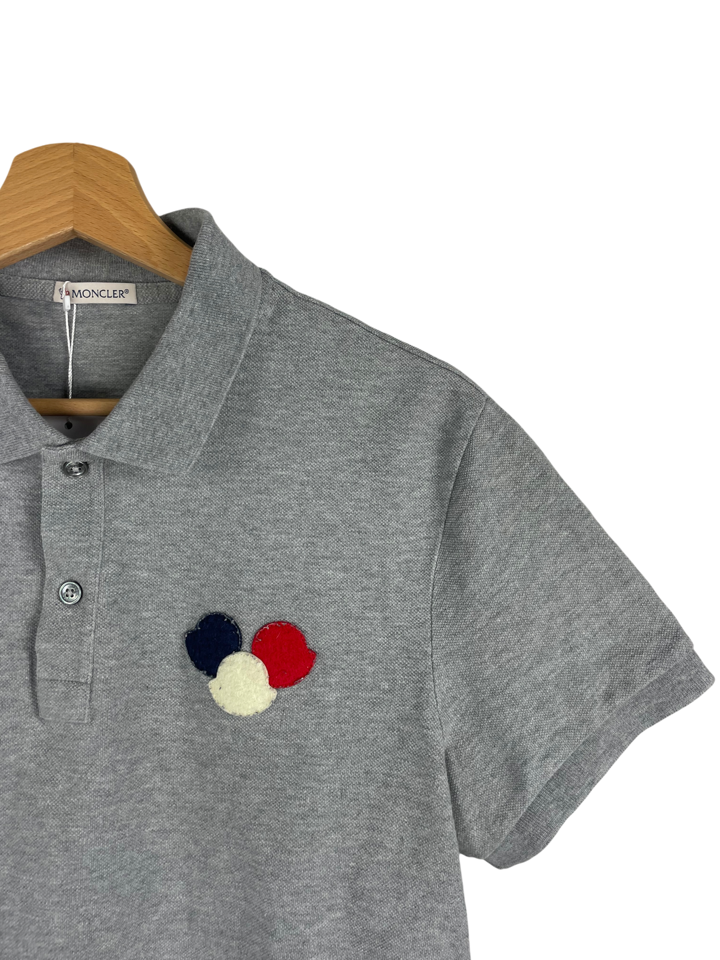 Moncler polo triple logo