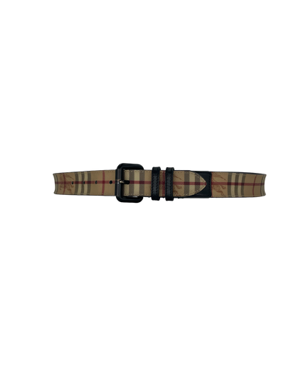 Burberry Ceinture tartan beige